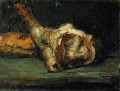 Still Life Bread and Leg of Lamb Paul Cezanne